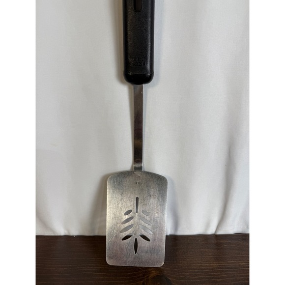 Nicole Design Stainless Steel Turner Spatula Kitchen Utensil Tree Leaf Design - Picture 1 of 8